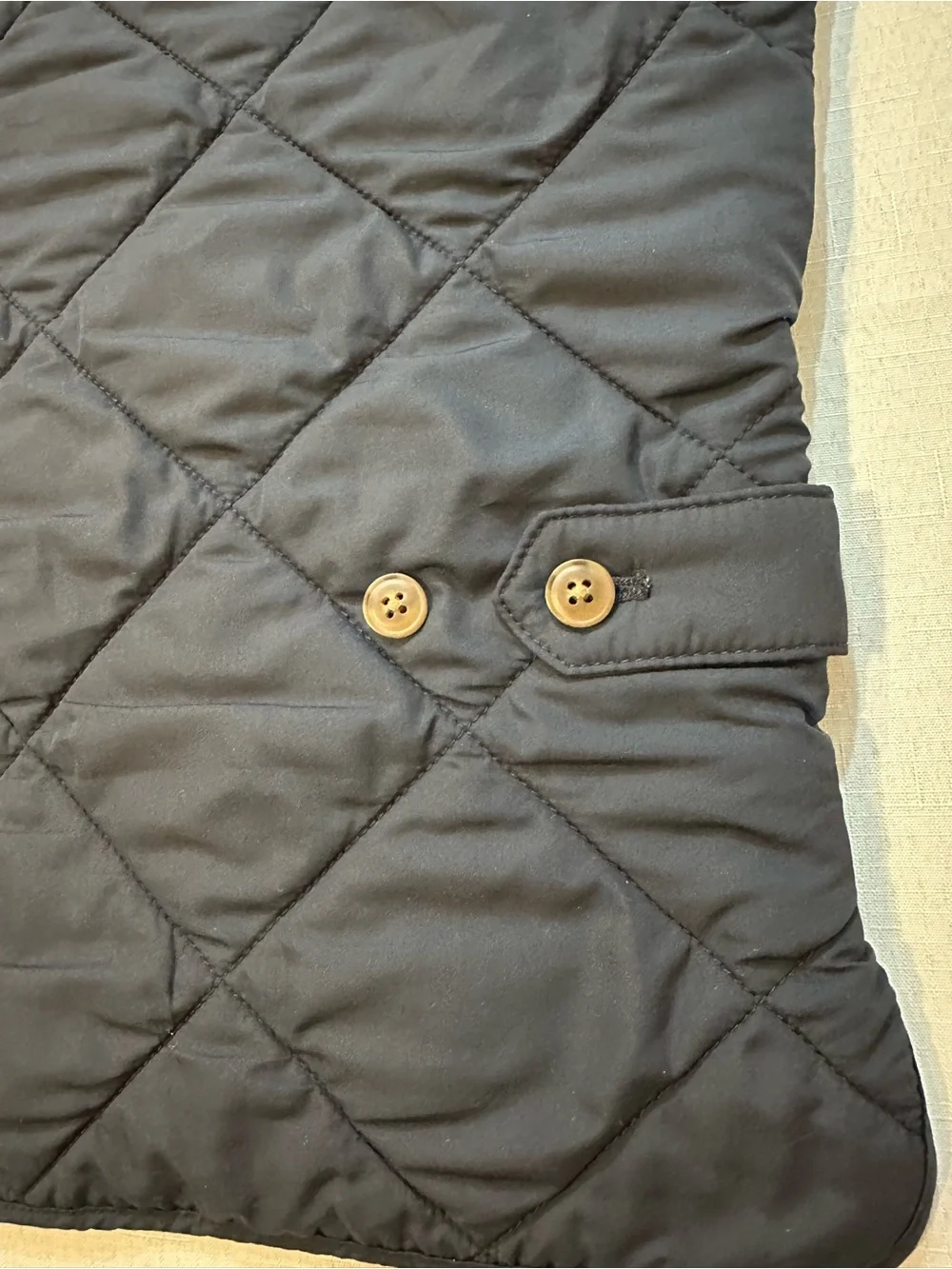 J.Crew Quilted Navy Vest Men’s Medium